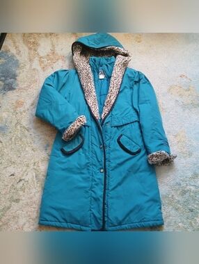 Vintage Teal Coat